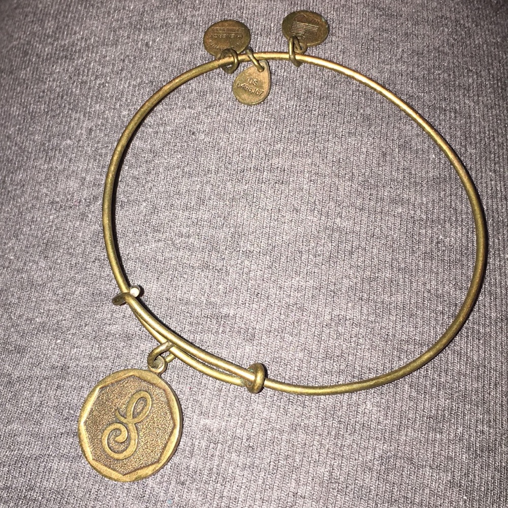 “S” Alex and Ani Monogram bracelet